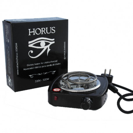 5T. Metallic electric heater  «HORUS» for shishas 220V-500W black