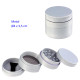 1T. Ø 4 cm. Grinder blanco 4 partes