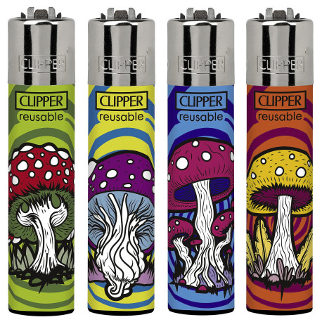 4T. Clipper « MAGIC MUSHROOMS» Exp. 48 encendedores