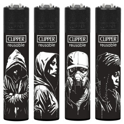 4T. Clipper «STENCIL STYLE» Exp. 48 encendedores