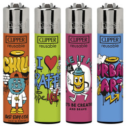 4T. Clipper «STREET CHILL» Exp. 48 encendedores