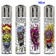 4T. Mini «Clipper» «SKULL CORPZ» Exp. 48 encendedores