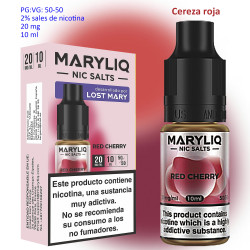 4T. 20 mg. Red Cherry «MARYLIQ» Sales de nicotina
