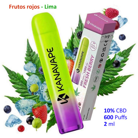 4T. Fresh Berry «KANAVAPE» Vaper desechable