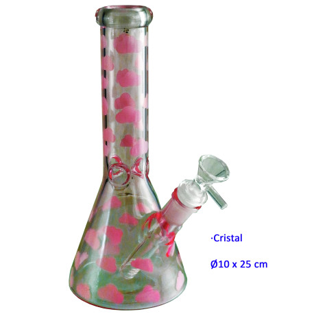 1T. 25 cm. Bong de cristal