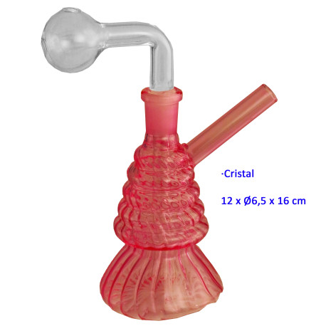 1T. 16 cm. Bong de cristal