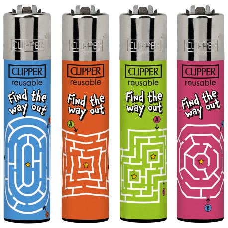 4T. Clipper «CLIPPER GAMES 1» Exp. 48 encendedores