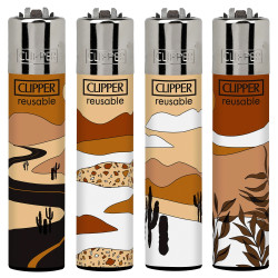 4T. Clipper «DESERT LIFE 3» Exp. 48 encendedores